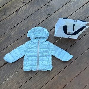 Moncler - Light Blue Hooded Down Puffer Jacket